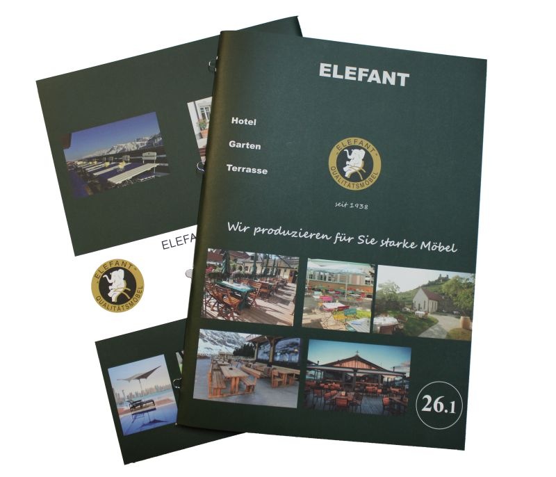 Gastgartenmöbel, Biergartenmöbel, Terrassenmöbel, Katalog, Elefant 2026